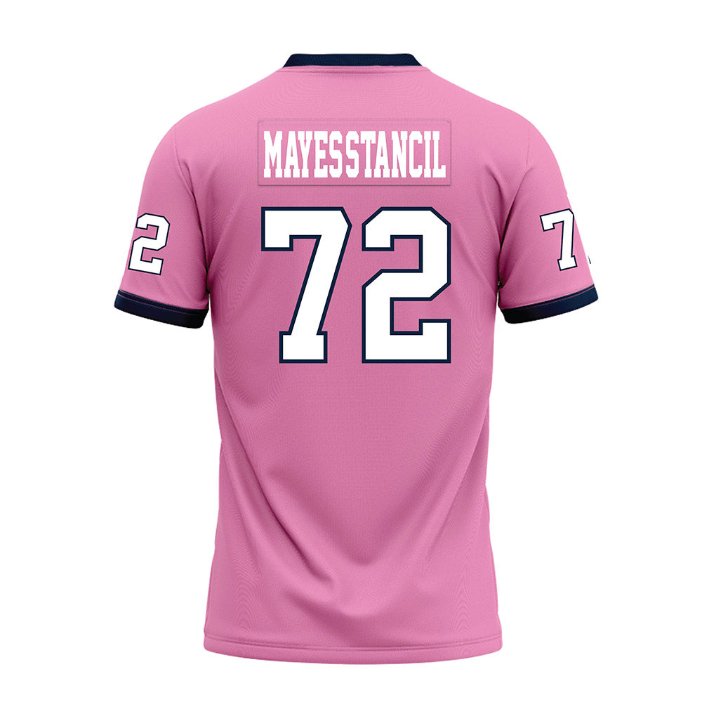 Murray State - NCAA Football : Cameron Mayes-Stancil - Pink Premium Football Jersey-1