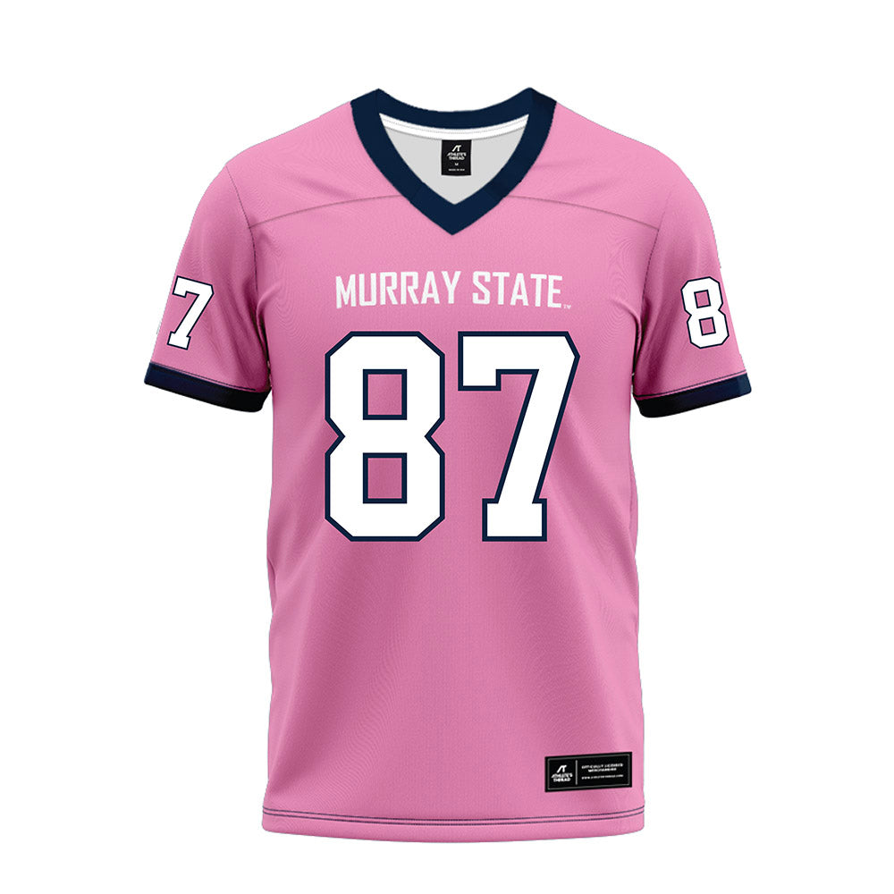 Murray State - NCAA Football : Liam McCormack - Pink Premium Football Jersey-0