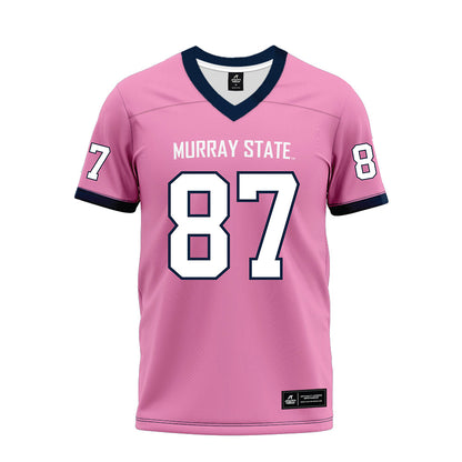 Murray State - NCAA Football : Liam McCormack - Pink Premium Football Jersey-0