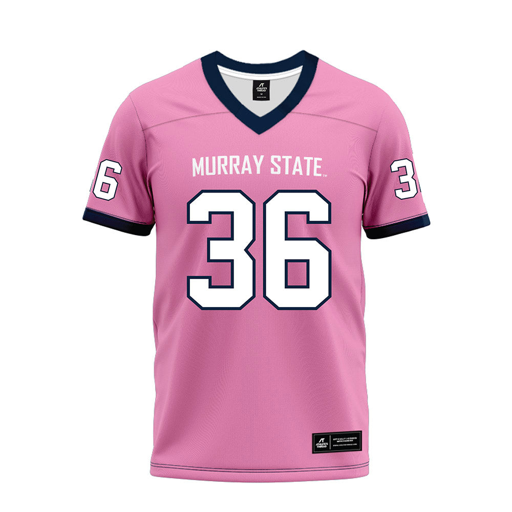 Murray State - NCAA Football : Josh Murphy - Pink Premium Football Jersey-0