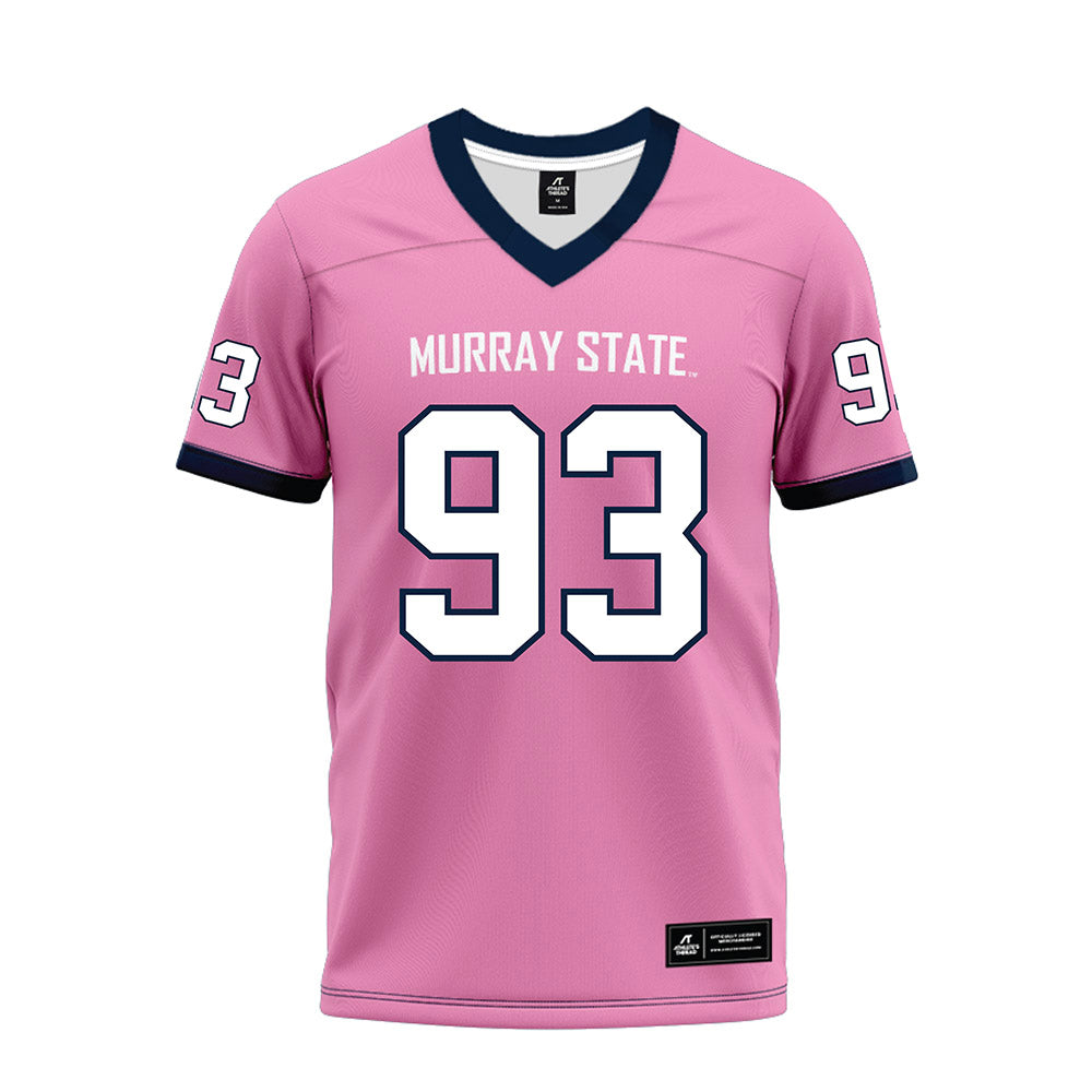 Murray State - NCAA Football : CJ Sanderson - Pink Premium Football Jersey-0