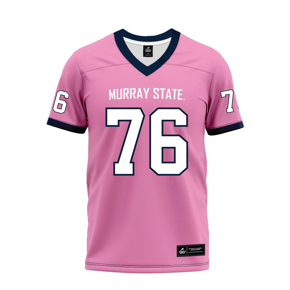 Murray State - NCAA Football : Daniel Cole - Pink Premium Football Jersey-0