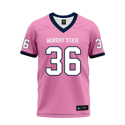 Murray State - NCAA Football : Jack Massey - Pink Premium Football Jersey-0