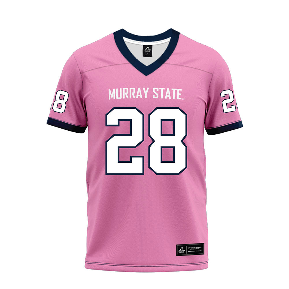 Murray State - NCAA Football : Tre Darden - Pink Premium Football Jersey-0