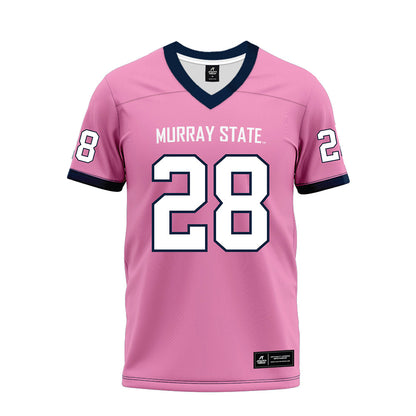 Murray State - NCAA Football : Tre Darden - Pink Premium Football Jersey-0