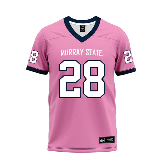 Murray State - NCAA Football : Tre Darden - Pink Premium Football Jersey-0