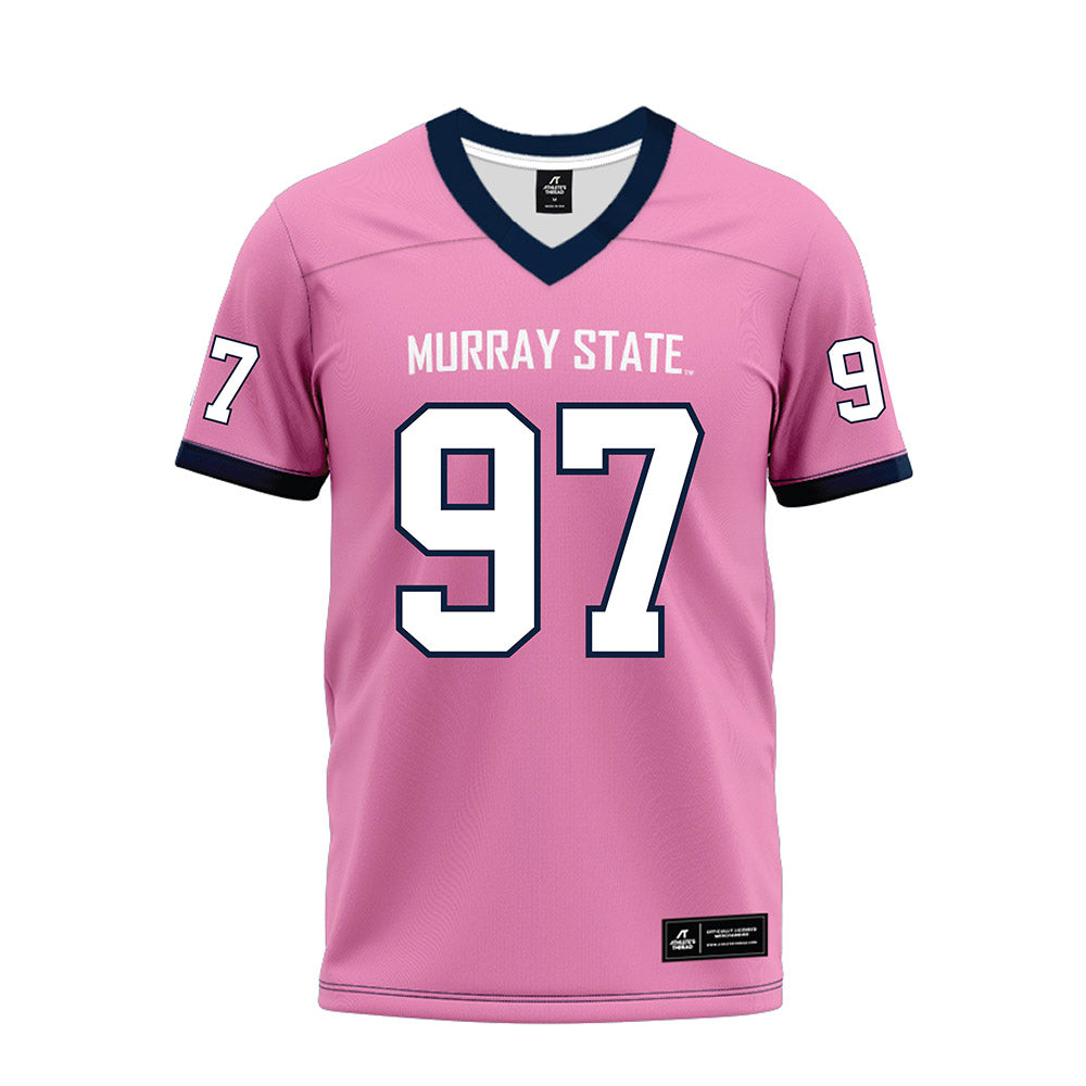 Murray State - NCAA Football : Harlem Phillips - Pink Premium Football Jersey-0