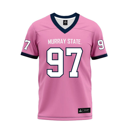 Murray State - NCAA Football : Harlem Phillips - Pink Premium Football Jersey-0