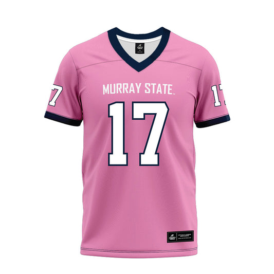Murray State - NCAA Football : Trace Corum - Pink Premium Football Jersey-0