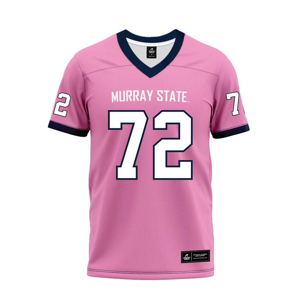 Murray State - NCAA Football : Cameron Mayes-Stancil - Pink Premium Football Jersey-0
