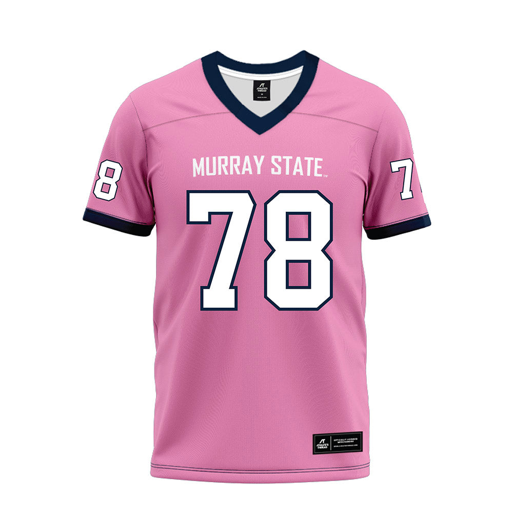 Murray State - NCAA Football : Eric Kirkpatrick - Pink Premium Football Jersey-0