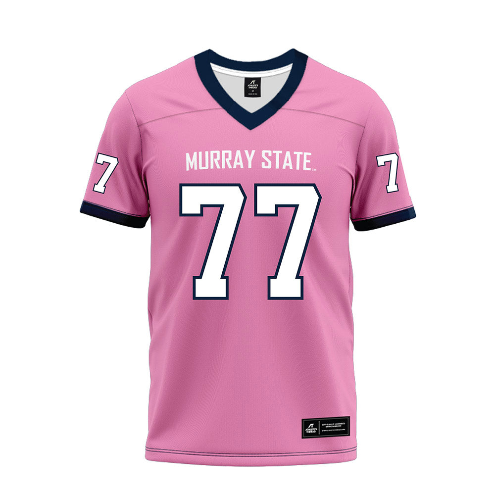 Murray State - NCAA Football : Thomas Zimbalatti - Pink Premium Football Jersey-0