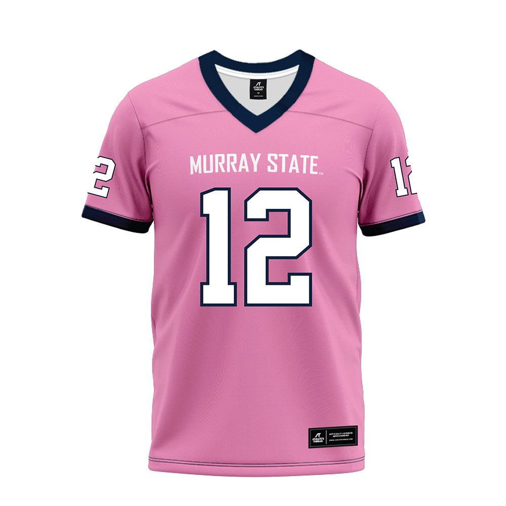 Murray State - NCAA Football : Lucas Desjardins - Pink Premium Football Jersey-0