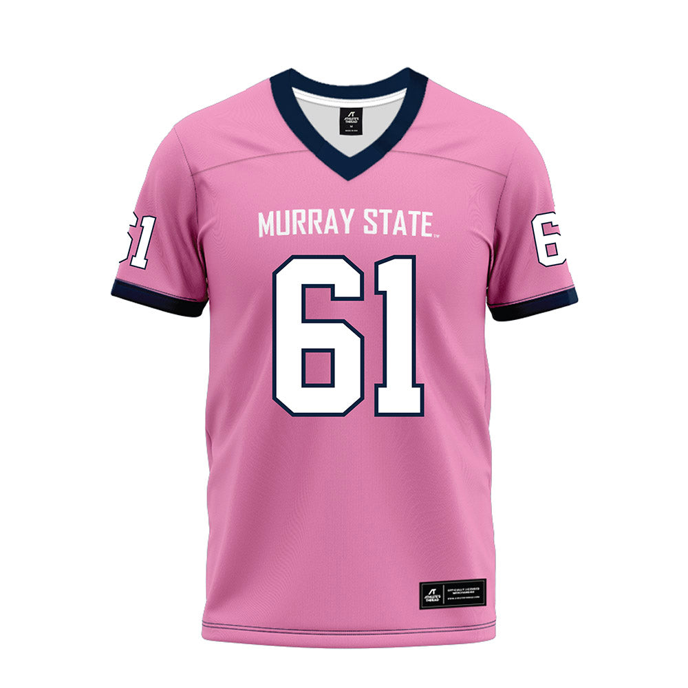 Murray State - NCAA Football : Spencer Davis - Pink Premium Football Jersey