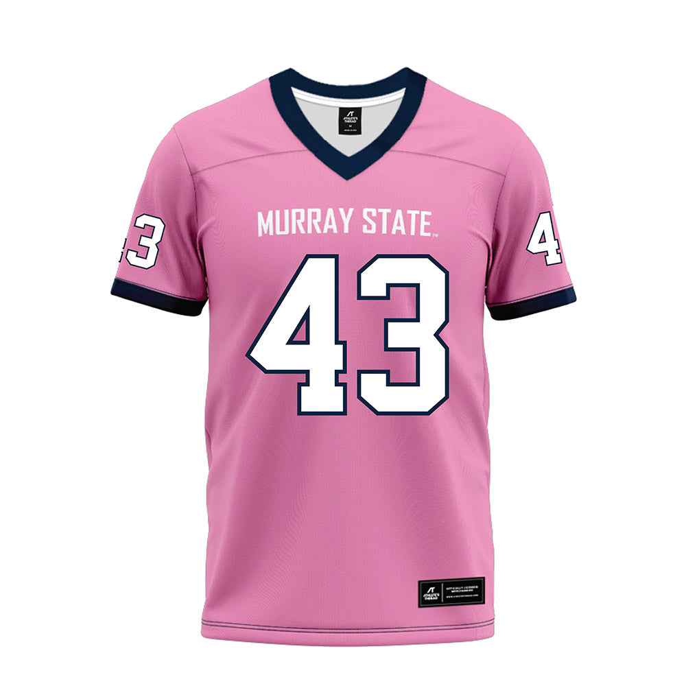 Murray State - NCAA Football : Alex Swafford - Pink Premium Football Jersey-0