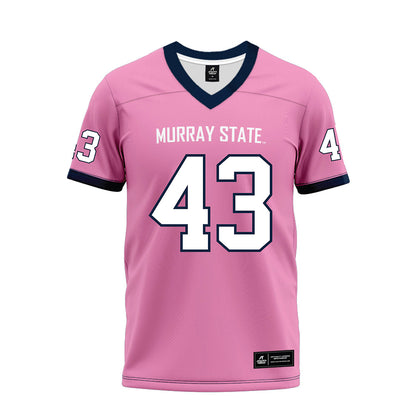 Murray State - NCAA Football : Alex Swafford - Pink Premium Football Jersey-0