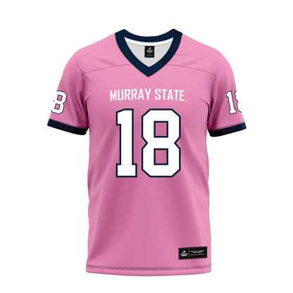 Murray State - NCAA Football : Huseyin Simsir - Pink Premium Football Jersey-0