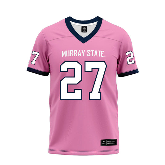 Murray State - NCAA Football : Zayden Cook - Pink Premium Football Jersey-0