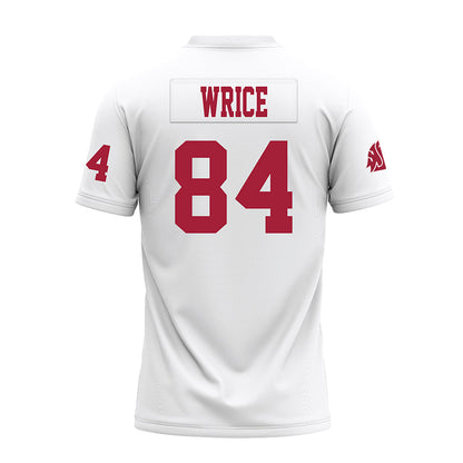 WSU - NCAA Football : Malachi wrice - White Premium Football Jersey-1