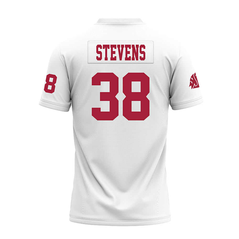 WSU - NCAA Football : Jack Stevens - White Premium Football Jersey-1