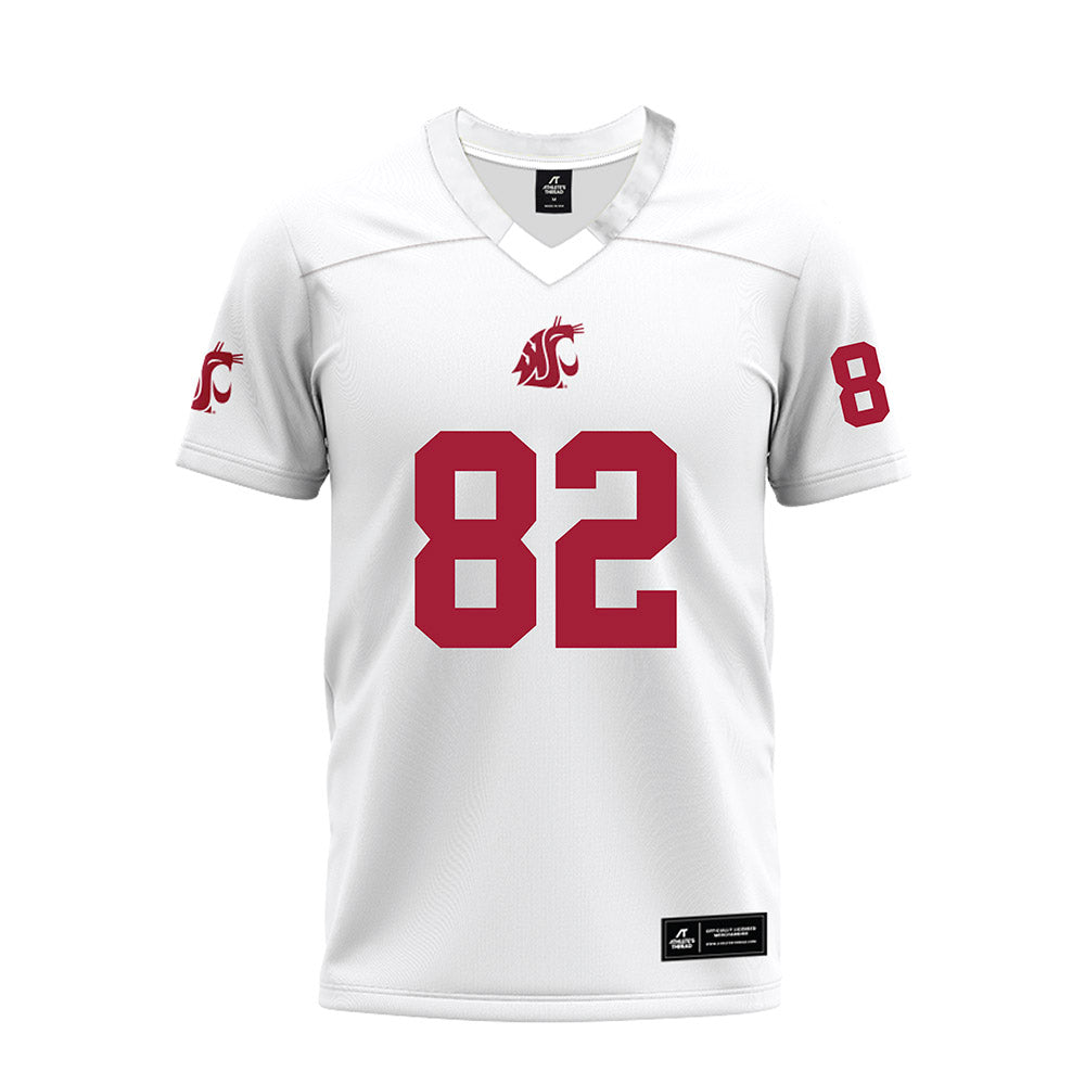WSU - NCAA Football : Jesiah Cornwell - White Premium Football Jersey-0