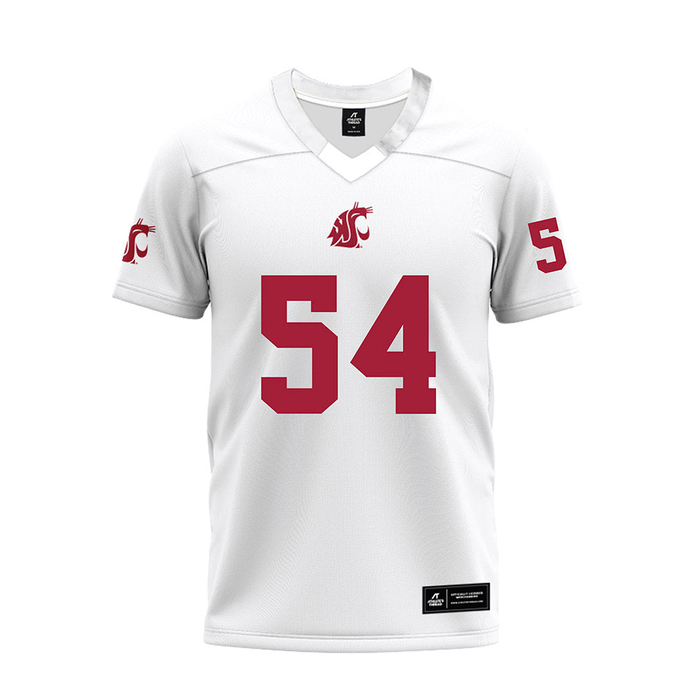 WSU - NCAA Football : Xavier Thorpe - White Premium Football Jersey-0
