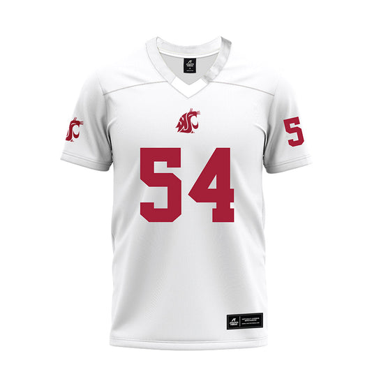 WSU - NCAA Football : Xavier Thorpe - White Premium Football Jersey-0