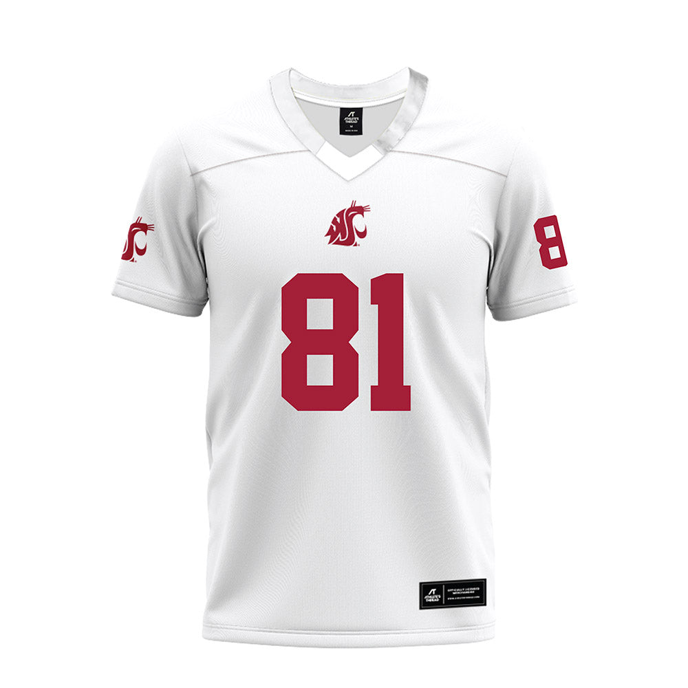 WSU - NCAA Football : Peyton Read - White Premium Football Jersey-0