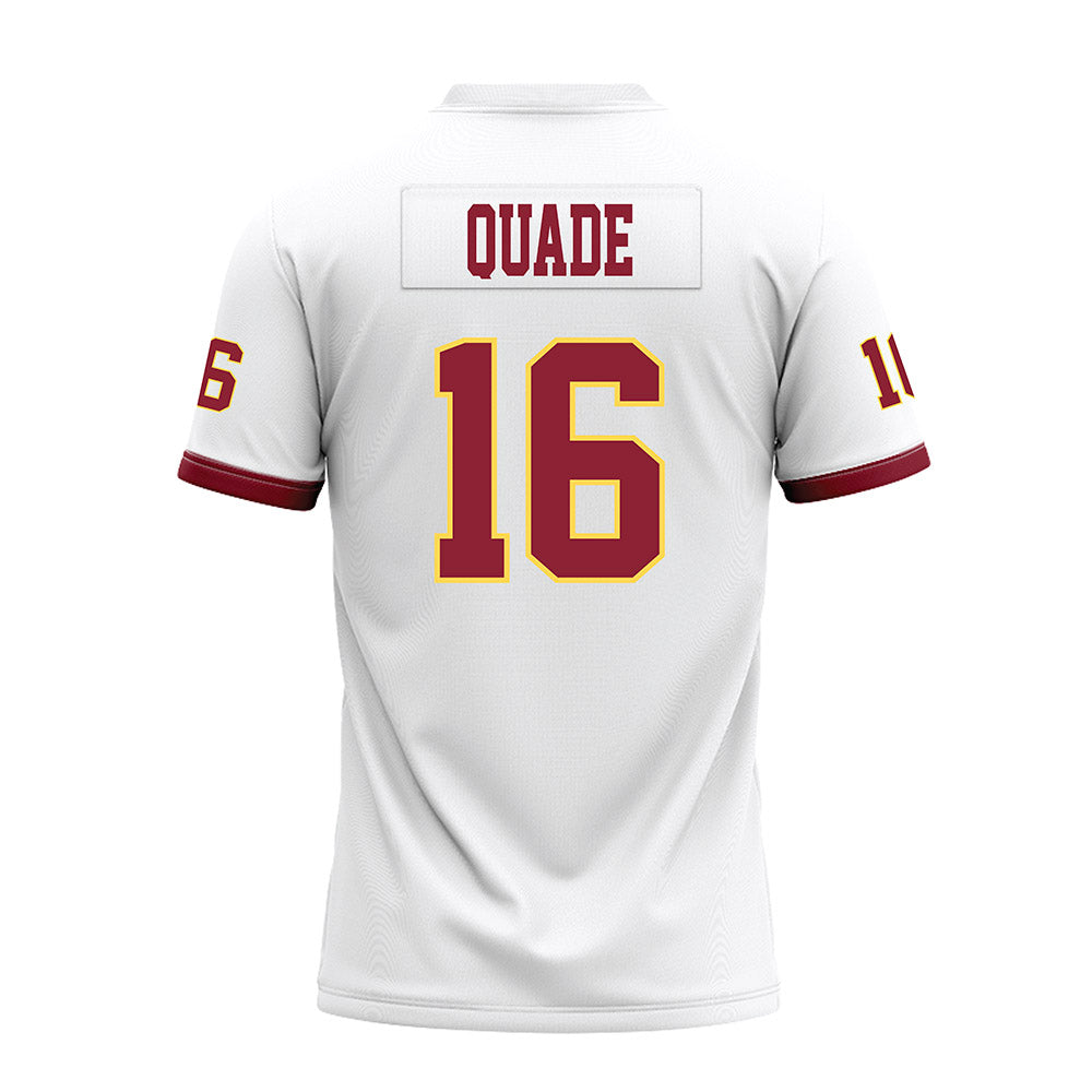 NSU - NCAA Football : Kimani Quade - White Premium Football Jersey-1