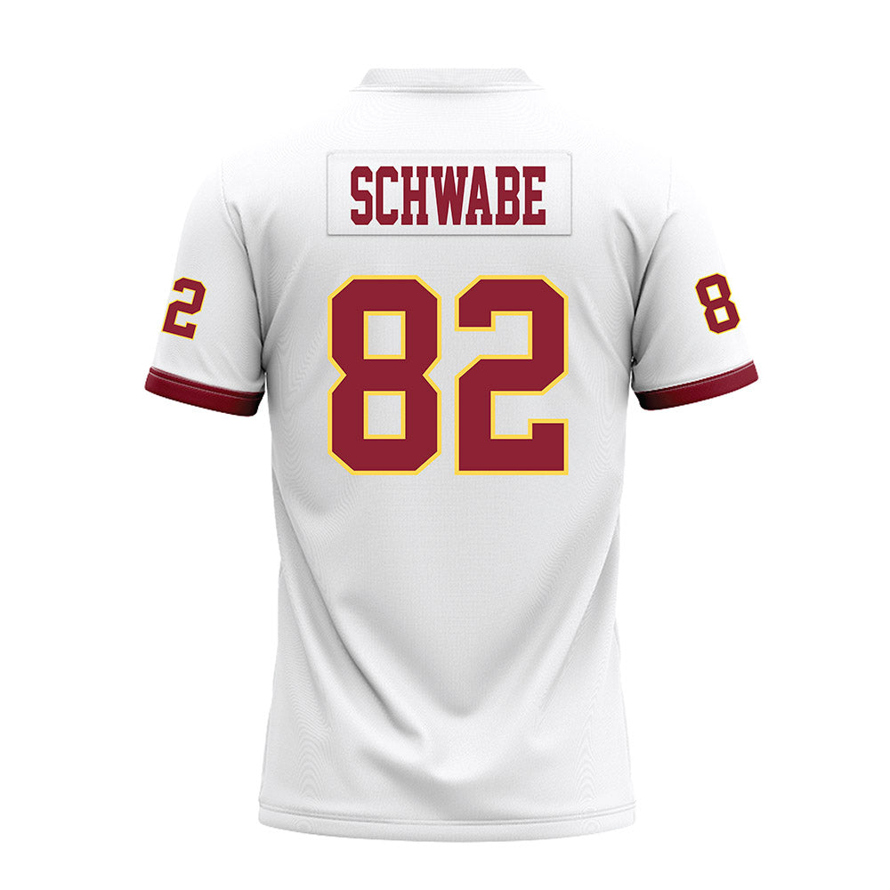 NSU - NCAA Football : Louie Schwabe - White Premium Football Jersey-1