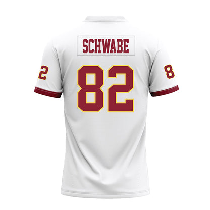 NSU - NCAA Football : Louie Schwabe - White Premium Football Jersey-1