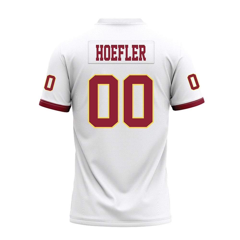 NSU - NCAA Football : Willem Hoefler - White Premium Football Jersey-1