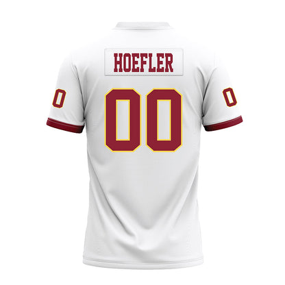 NSU - NCAA Football : Willem Hoefler - White Premium Football Jersey-1