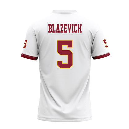 NSU - NCAA Football : Andy Blazevich - White Premium Football Jersey