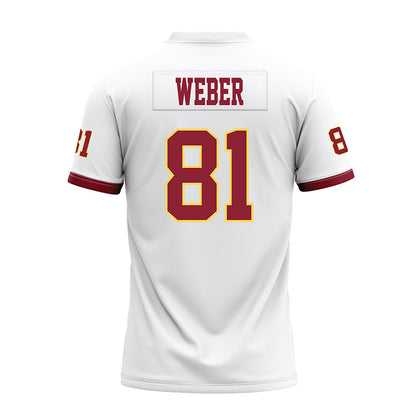 NSU - NCAA Football : Kadyn Weber - White Premium Football Jersey-1