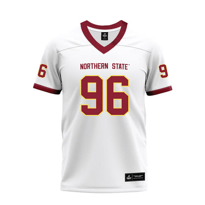 NSU - NCAA Football : Brock Pedersen - White Premium Football Jersey-0