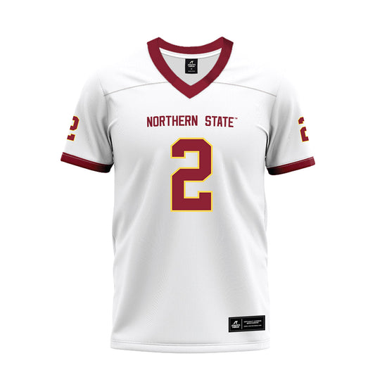 NSU - NCAA Football : Elijah Jopp - White Premium Football Jersey-0