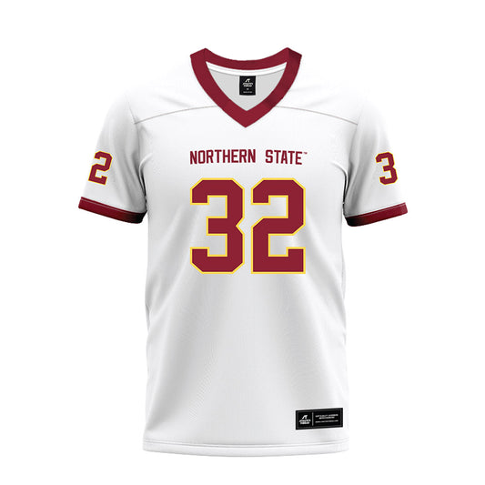NSU - NCAA Football : Gabe Gutierrez - White Premium Football Jersey-0