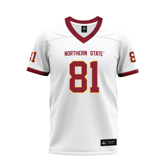 NSU - NCAA Football : Kadyn Weber - White Premium Football Jersey-0