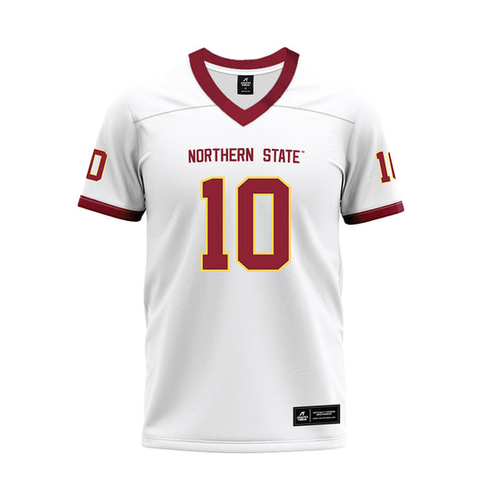 NSU - NCAA Football : Cooper Logan - White Premium Football Jersey-0