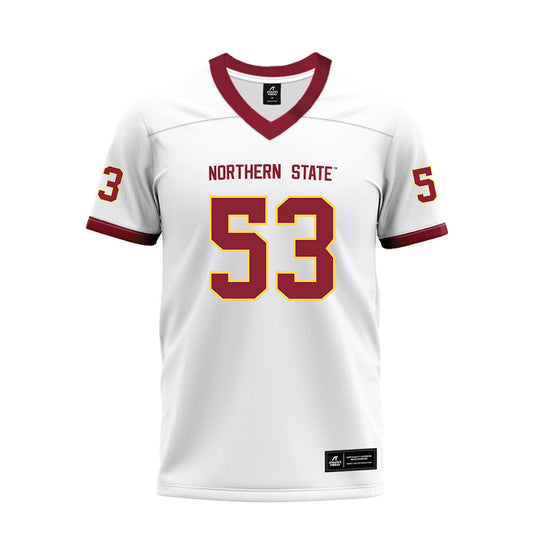 NSU - NCAA Football : Graham Borden - White Premium Football Jersey-0