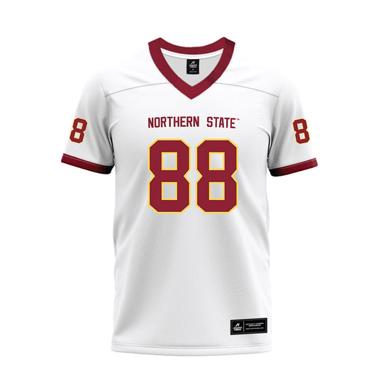NSU - NCAA Football : Cooper White - White Premium Football Jersey-0