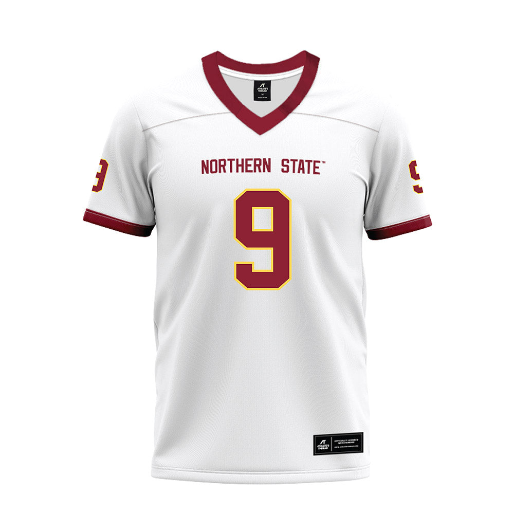 NSU - NCAA Football : Tasean Young Jr - White Premium Football Jersey-0
