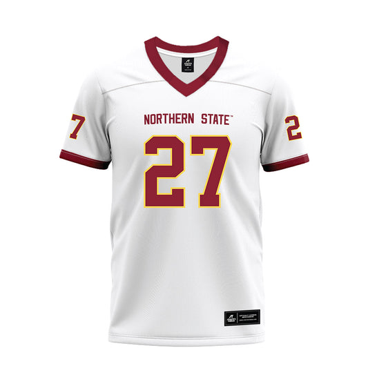 NSU - NCAA Football : Trevor Johnson - White Premium Football Jersey