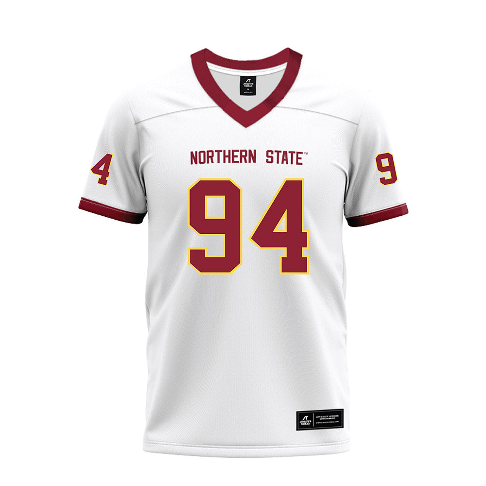 NSU - NCAA Football : Tau Latu - White Premium Football Jersey-0