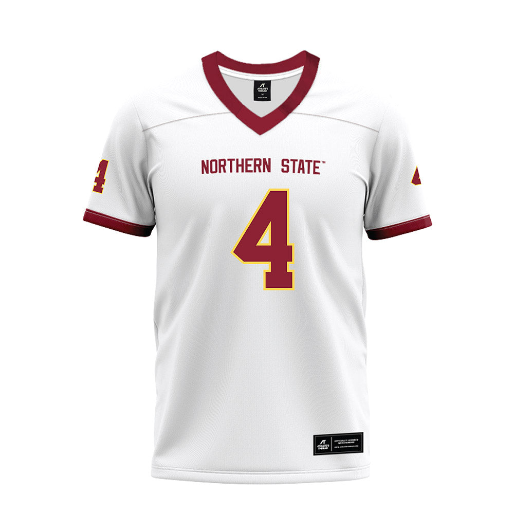 NSU - NCAA Football : Kyle Thomas - White Premium Football Jersey-0