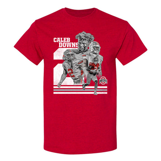 Ohio State - NCAA Football : Caleb Downs - T-Shirt Player Collage