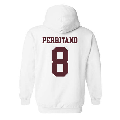 Loyola - NCAA Women's Soccer : Angelina Perritano - Classic Shersey Hooded Sweatshirt-1