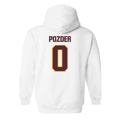 Loyola - NCAA Men's Soccer : Nemanja Pozder - Classic Shersey Hooded Sweatshirt-1