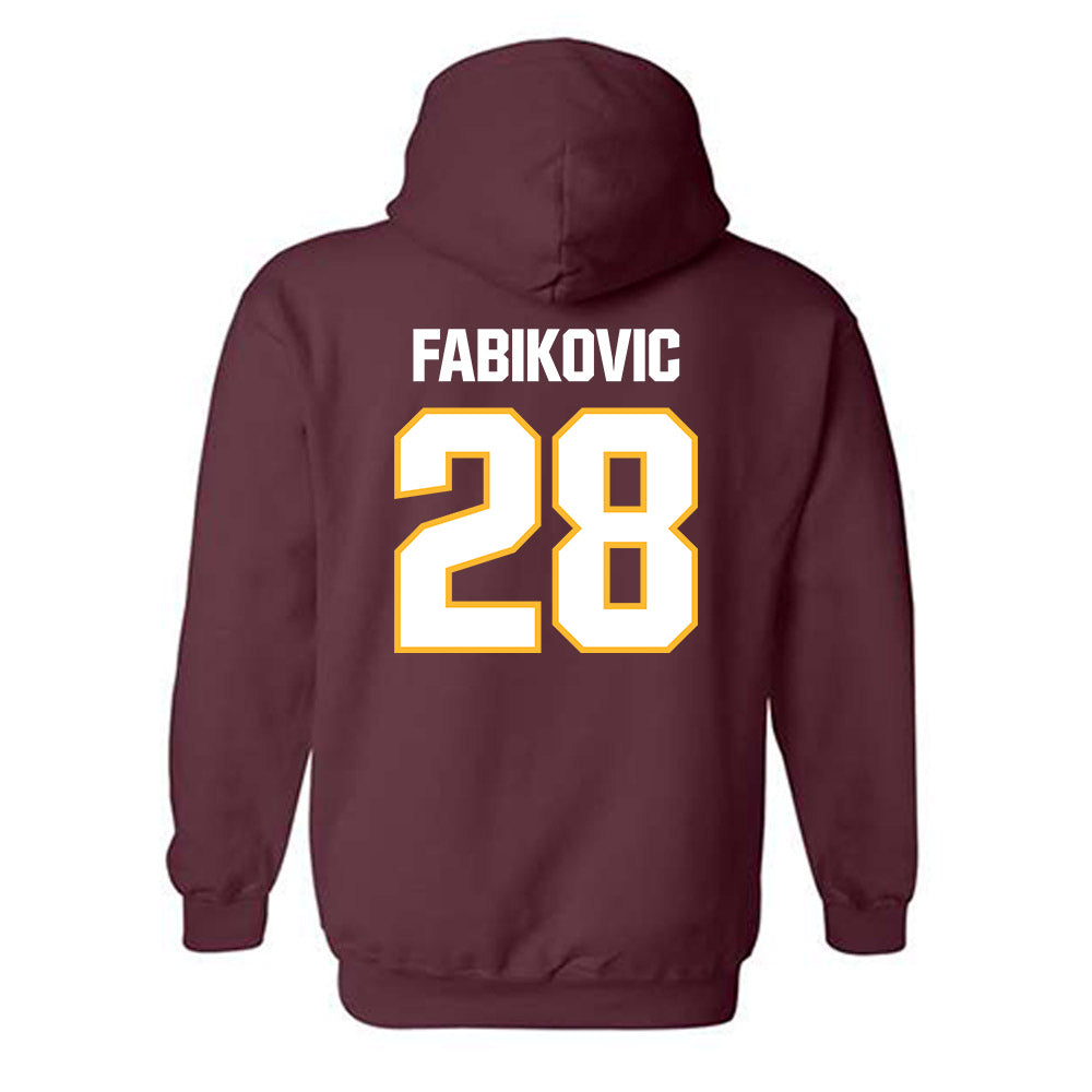Loyola - NCAA Men's Volleyball : Daniel Fabikovic - Classic Shersey Hooded Sweatshirt-1